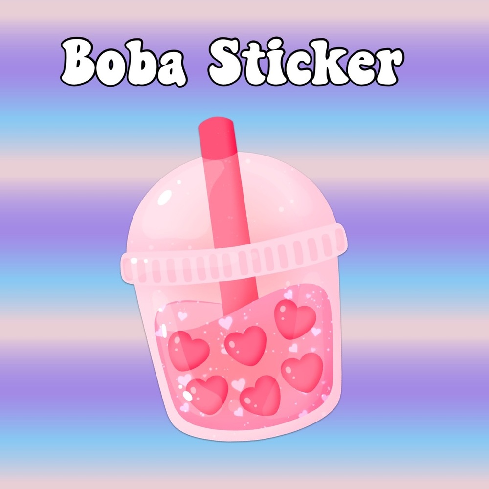5/$5 Kawaii Sticker Boba